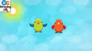 Two Little Birds, 2D Animated Nursery Rhymes.