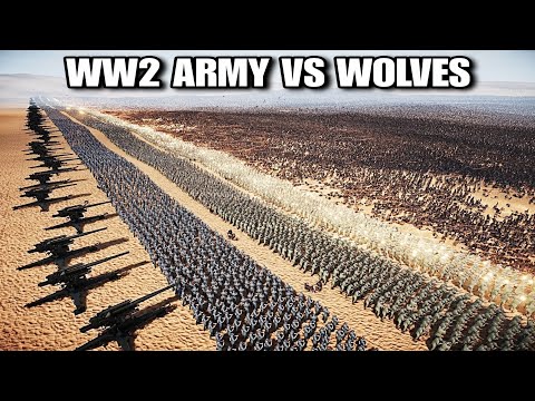 CAN 30,000 WW2 ARMY STOP 1 MILLION WOLVES? | Ultimate Epic Battle Simulator 2 | UEBS 2