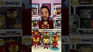 Funko Pops de Iron Man en mi colección🔥 #shorts