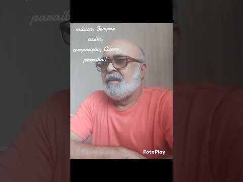 música, É sempre assim, composição, Cícero paraíba, produção musical, Cristiano Santa Cruz!