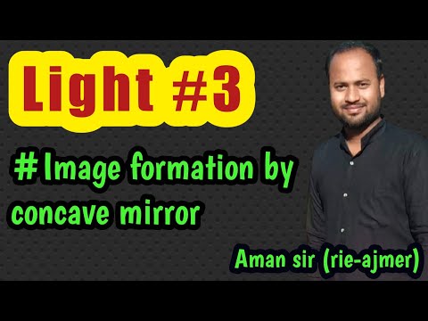 Class-10 Light part-3 ||Image formation by concave mirror|| rule for image formation