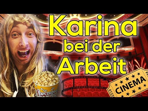Karina bei der Arbeit - Kino