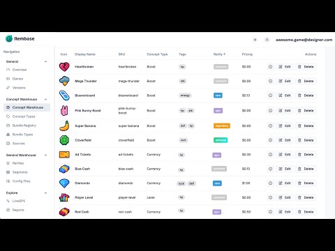 Itembase Dev video preview