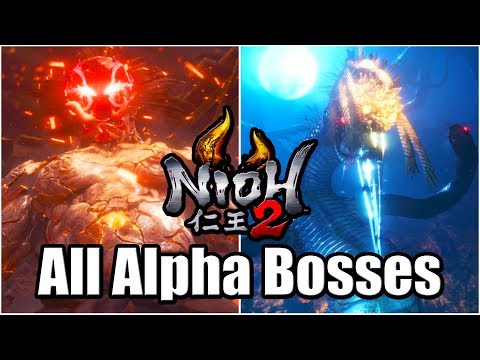 NIOH 2 Alpha Gameplay - All Bosses [PS4 PRO]