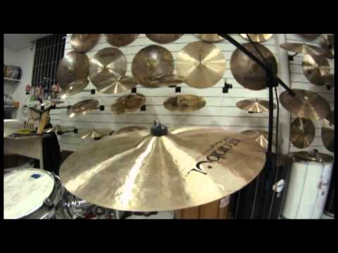 istanbul mehmet medium thin crash 17'' traditional - batuka groove sound test