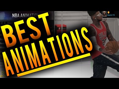 NBA 2K16 Tips: Best ANIMATIONS in MyCareer - Best Jumpshots, Dunk Packages, Dribble Moves in 2K16!