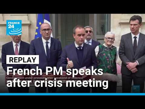 REPLAY: French PM speaks after crisis meeting