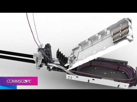 Dressing ribbon fiber into FOSC and splice tray