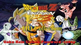 Dragon Ball Z Budokai 3 HD Collection Goku Halo Unlock Password -1080p