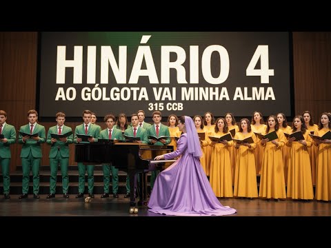 AO GÓLGOTA VAI MINHA ALMA | HINÁRIO 4 | HINO 315 CCB CORAL E SOLO