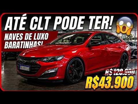 ATÉ CLT PODE TER? 5 NAVES DE LUXO QUE ERAM CARAS E HOJE CUSTAM MENOS QUE KWID pra VC PAGAR DE RICO