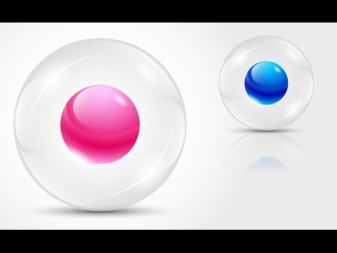 How to create 3D Logo Design (Transparent sphere) in Adobe Illustrator CS5 HD1080p