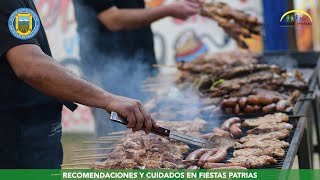 Útiles recomendaciones sanitarias para estas fiestas patrias 2023