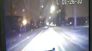 preview picture of video 'Fatal police pursuit in Oregon-Toledo Jan 26 2010'