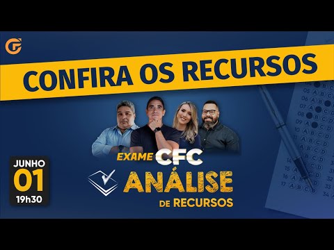 EXAME DE SUFICIÊNCIA CFC 2024.1: ANÁLISE DE RECURSOS