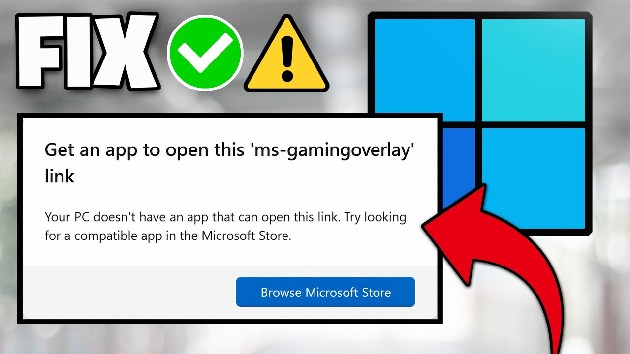 How To Fix ms-gaming-overlay Popup Message on Windows 11 ✅