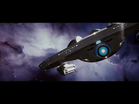 USS Atlantis Flyby (First Contact style) - Star Trek Animation