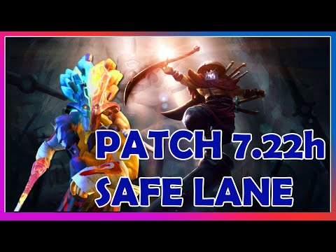 DOTA2 EP: 12 7.22h Patch Juggernaut Safe Lane