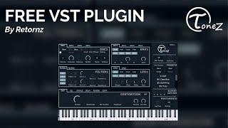 Video thumbnail for ToneZ by T0NIT0 RMX | Free VST Synthesizer by Retornz