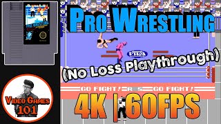 Pro Wrestling NES Playthrough | No Losses | Video Games 101