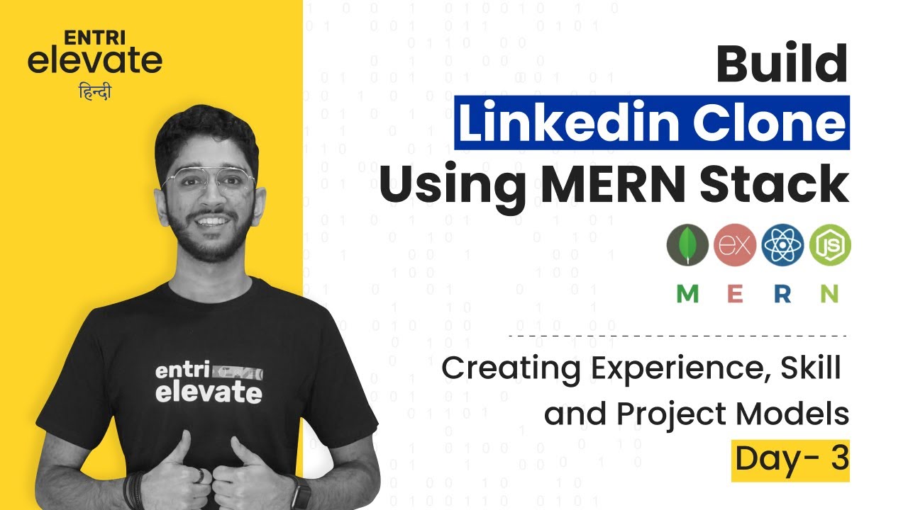 Build a Linkedin Clone using MERN Stack | Creating Experience, Skill and Project Models | MERN Stack