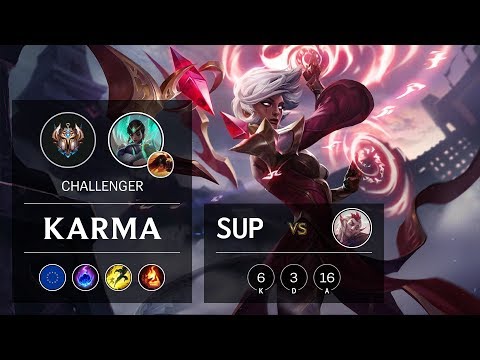 Karma Support vs Rakan - EUW Challenger Patch 9.24
