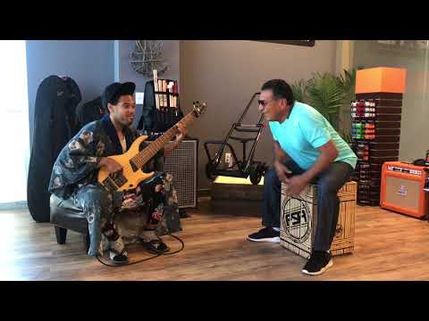 Alex Acuña and Bubby jam The things you see - Cajon and Bass