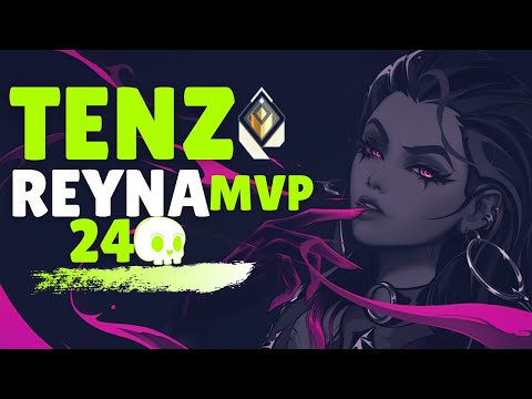 TENZ PLAYS 24 ELIMS MVP REYNA ON SPLIT | BUTTERFLY KNIFE  - VALORANT
