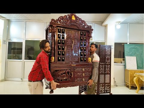 Ashtalaxmi Temple Video: Buy Modern Wooden Mandir Online