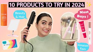 10 PRODUCTS YOU NEED TO TRY IN 2024 😍✨ Makeup Brush Holder, Perfume, Hot Brush & More!!