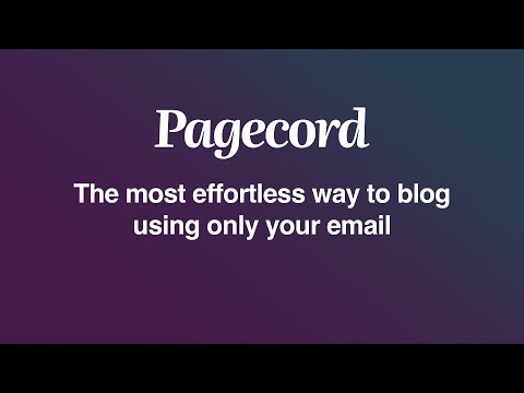 Pagecord video preview
