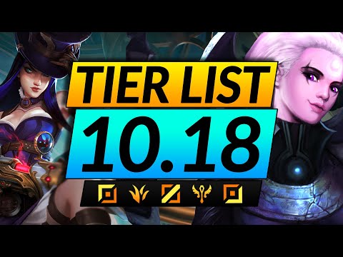 NEW Patch 10.18 TIER LIST - BEST Champions to ABUSE of Every Role - League of Legends Meta Guide