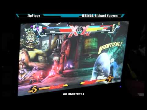 WNF UMvC3 2012 1 3 ZipPiggy vs ERMCZ  Richard Nguyen