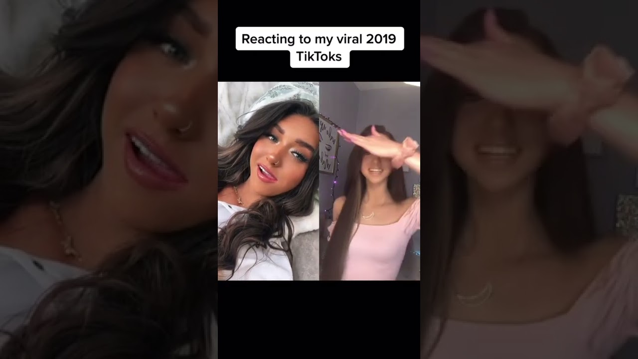 REACTING to my VIRAL 2019 TikToks!! #Shorts