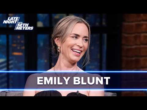Emily Blunt Geeked Out Working with Steven Spielberg on Disclosure Day