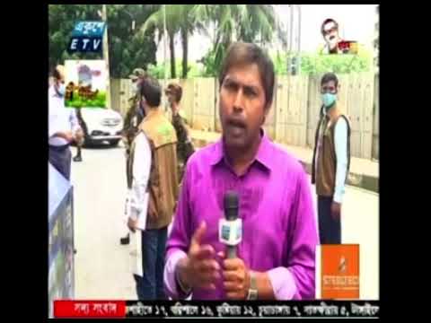 রাজধানীর গুলশান থেকে লকডাউনের খবর জানাচ্ছেন সাইদুল ইসলাম