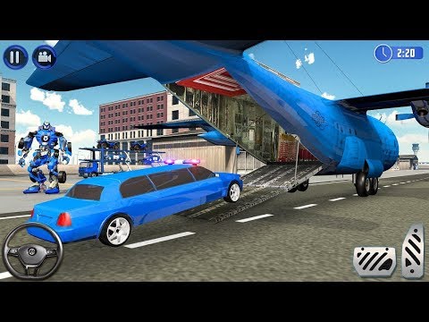 US Police limousine Car Quad Bike Transporter | Android Gameplay | Friction Games