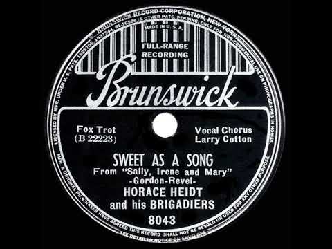 1938 HITS ARCHIVE: Sweet As A Song - Horace Heidt (Larry Cotton, vocal)