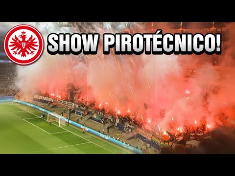 TORCIDA DO FRANKFURT DEU SHOW NA CHAMPIONS! 🔴 EINTRACHT FRANKFURT VS. NAPOLI 21.02.2023