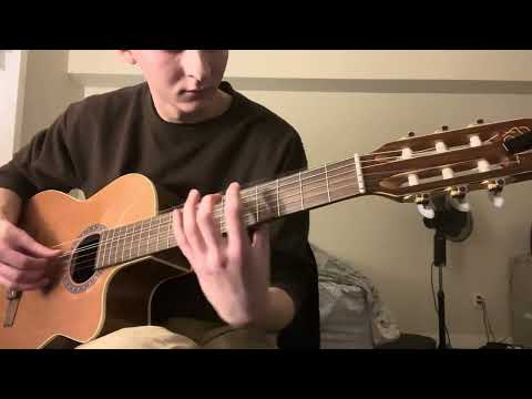 debussy - clair de lune on classical guitar (1 step down)