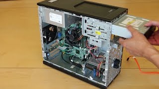 How to remove optical drive from a desktop