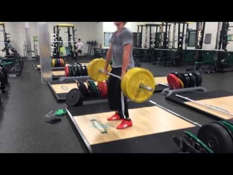 88kg/195lbs Clean Weightlifting Training