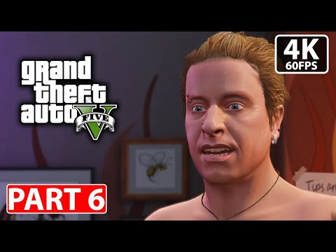 GTA 5 Enhanced Full Gameplay Walkthrough Part 6(4K 60FPS ULTRA HD) No Commentary!