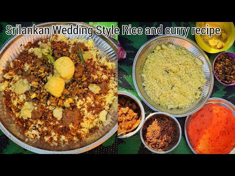 30பேர் சாப்பிடலாம் Srilankan wedding style food/rice and curry/beefcurry/beefsambol/kaliya
