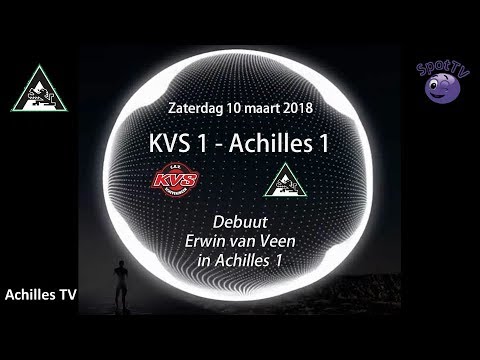 KVS 1 - Achilles 1 Debuut van Erwin van Veen in Achilles 1