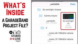 What is inside a GarageBand iOS .band project file?