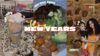 NEW YEARS VLOG | GRWM , fire works food & more!✨