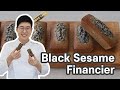 Black Sesame Financier With Tuile Great Twist To The Classic