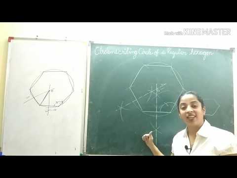Trick to draw circumscribing circle of a regular...