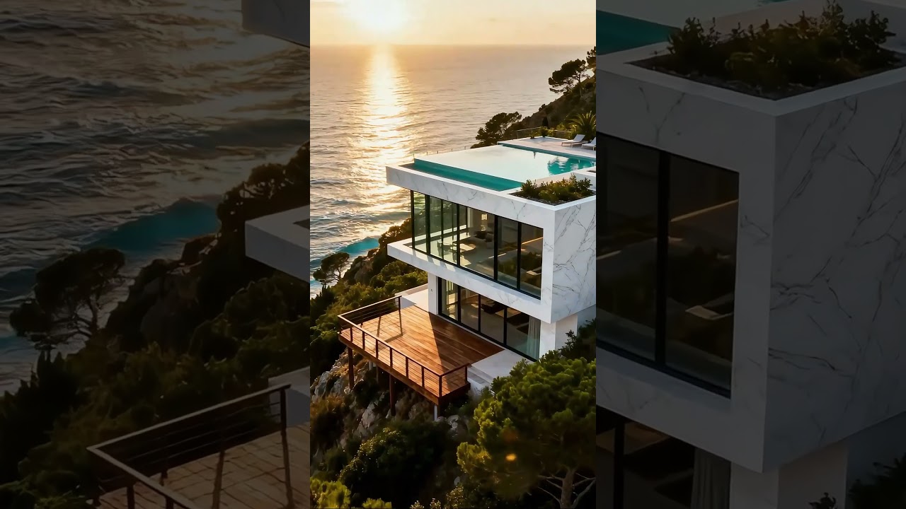 Modern Cliffside Villa: Oceanfront Luxury with Infinity Pool!
